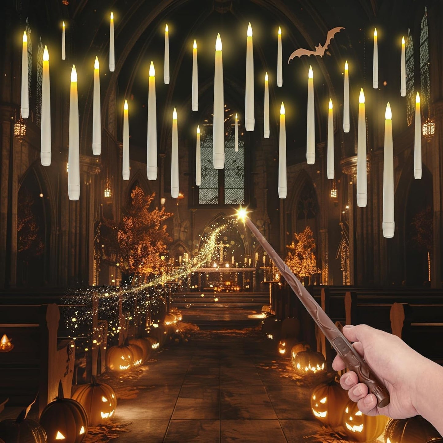 Floating Candles With Wand